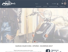 Tablet Screenshot of maxmoto.es