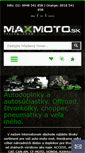 Mobile Screenshot of maxmoto.sk