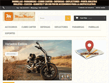 Tablet Screenshot of maxmoto.cl